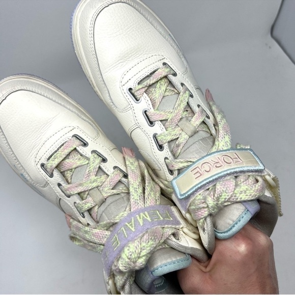 Nike Air Force 1 High Utility “Force is Female” Sail Lavender Mist 6.5 - Picture 5 of 10